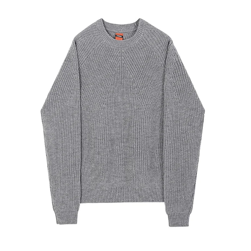 Bonsir - men's / wear classic round collar Sweater Korean fashion loose kintted tops for male autumn winter new warm clothes 2Y4243