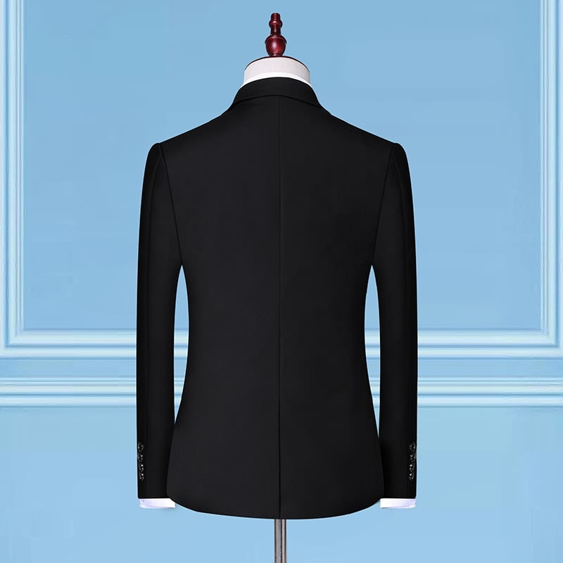 sanyamk Formal Business Wedding 3 Pieces Suit Set / Male Blazers Jacket Pants Vest Trousers Dress Waistcoat