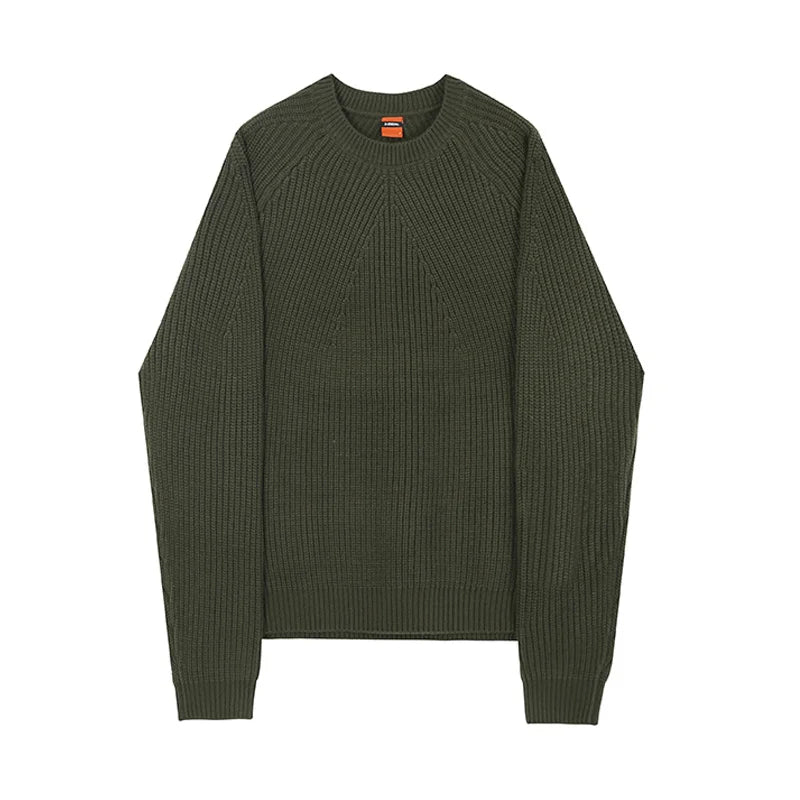 Bonsir - men's / wear classic round collar Sweater Korean fashion loose kintted tops for male autumn winter new warm clothes 2Y4243
