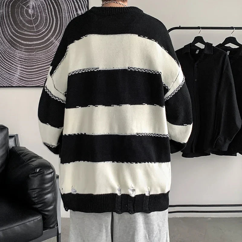 BONSIR - Knitted Warm Men Sweater Turtleneck Loose Casual Bottoming Autumn Pullovers