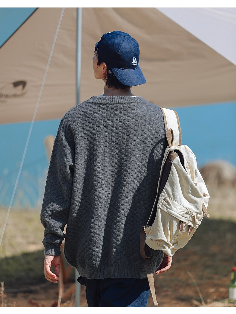 sanyamk New Winter Warm Retro solid color Sweater Men TrendTurtleneck Mens Pullover thick Slim Sweaters Tops Knitted Men's Jumper