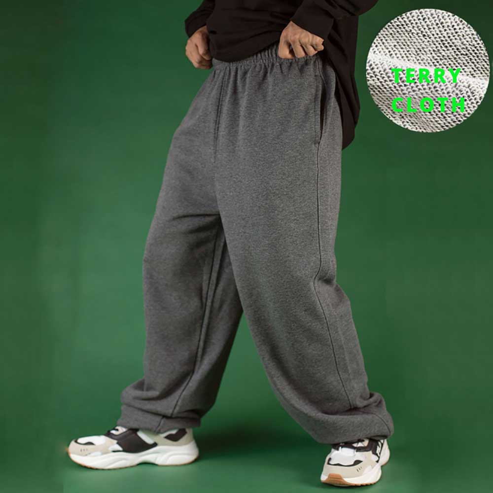 Bonsir Really Plus Size Loose Baggy Sweatpants Men Casual Hiphop Harem Trousers Streetwear Joggers Elastic Waist Track Pants