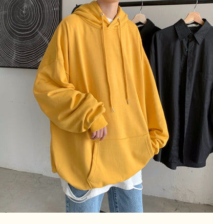 Bonsir Fashion Brand Men's Hoodies Spring Autumn Hip Hop Streetwear Men Pullover Sweatshirts Hoodies Mens Solid Color Hoodie Male