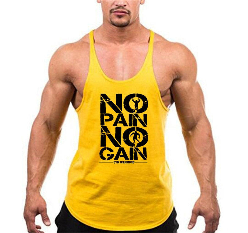 sanyamk Summer Y Back Gym Stringer Tank Top Men Cotton Clothing Bodybuilding Sleeveless Shirt Fitness Vest Muscle Singlets Workout Tank