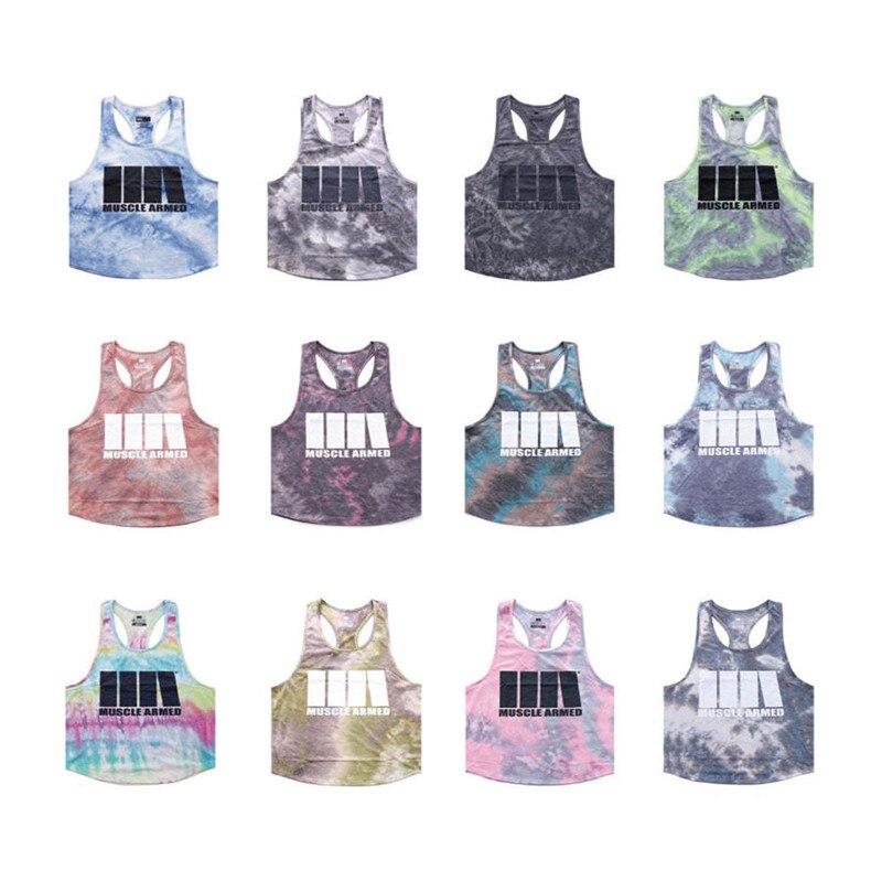 sanyamk 2022 Summer Camouflage Tank Top men Brand Gyms  Vest Fitness Singlet Sling Vest Bodybuilding sport Tank Top sleeveless Shirt men