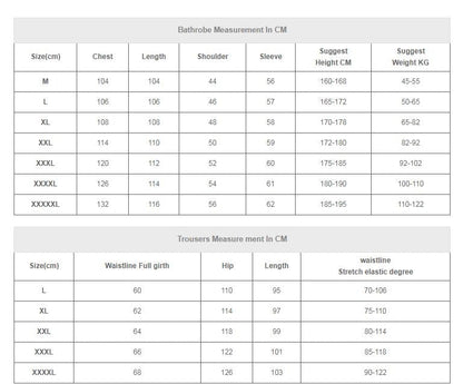 sanyamk 3 PCS Robe Pants Pajama Set 4XL 3XL Men Bathrobe Shorts Suit Silk Sleepwear for Men Kimono Home Soft Cozy Long-sleeved Bath Gown