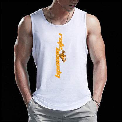 sanyamk 2022 Summer New Fitness Mesh Gyms Tank Tops Men Jogger sleeveless Vest Male Running Undershirt Bodybuilding sports Tank Tops