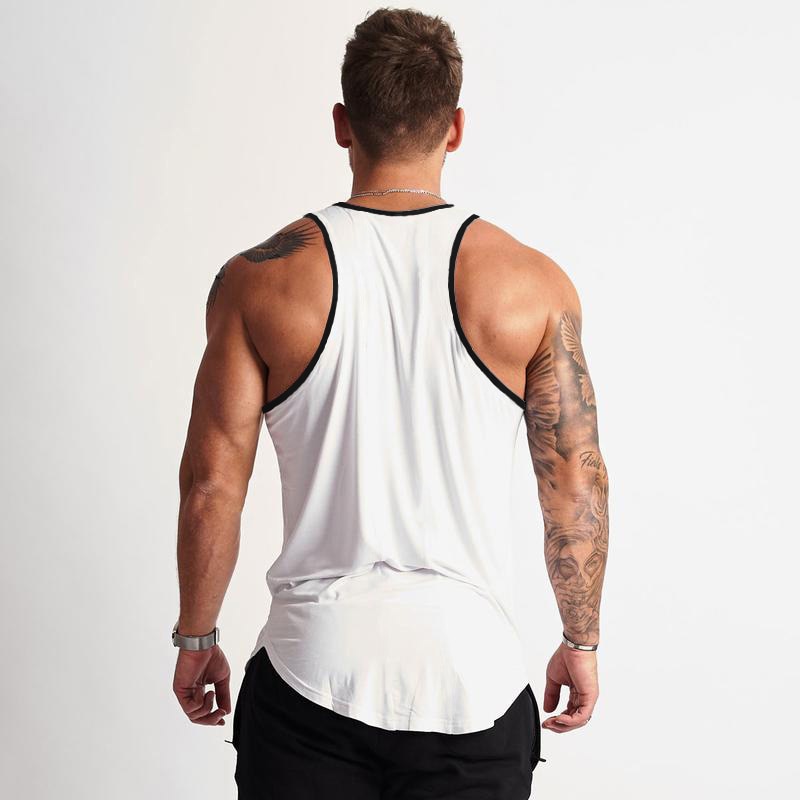 sanyamk Blank Men's gym clothing Bodybuilding tank top Man summer fashion sleeveless shirt cotton fitness sportswear slim muscle vests