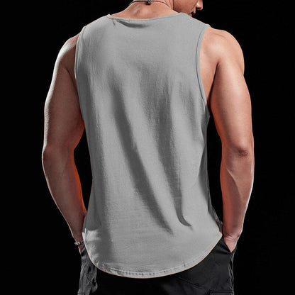 sanyamk 2022 Summer New Fitness Mesh Gyms Tank Tops Men Jogger sleeveless Vest Male Running Undershirt Bodybuilding sports Tank Tops