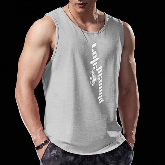 sanyamk 2022 Summer New Fitness Mesh Gyms Tank Tops Men Jogger sleeveless Vest Male Running Undershirt Bodybuilding sports Tank Tops