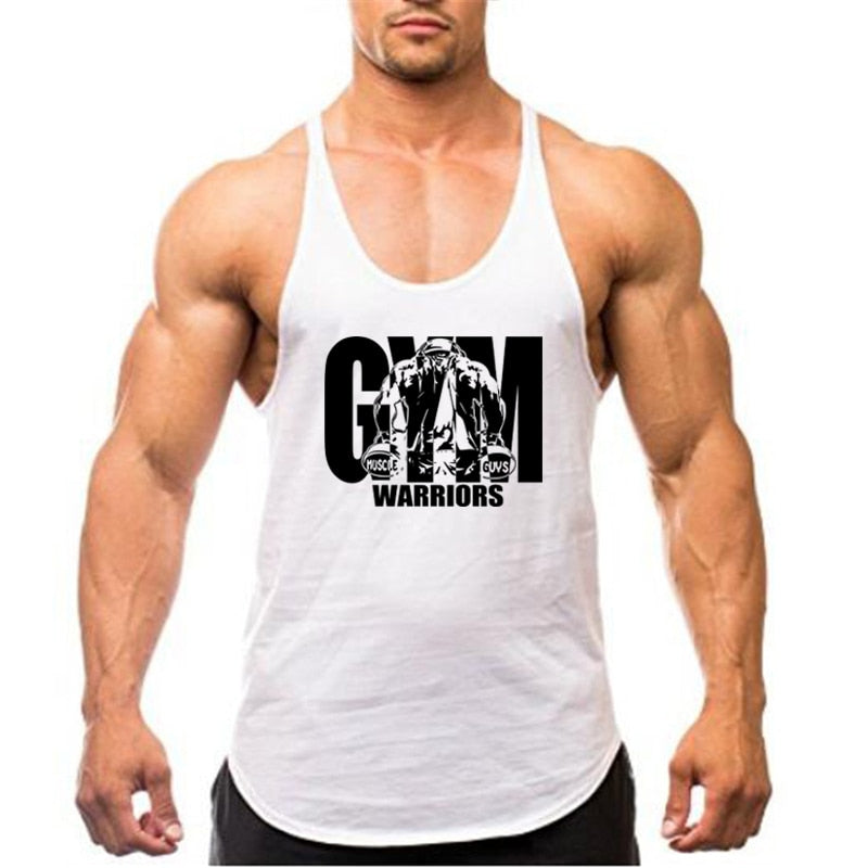 sanyamk Summer Y Back Gym Stringer Tank Top Men Cotton Clothing Bodybuilding Sleeveless Shirt Fitness Vest Muscle Singlets Workout Tank