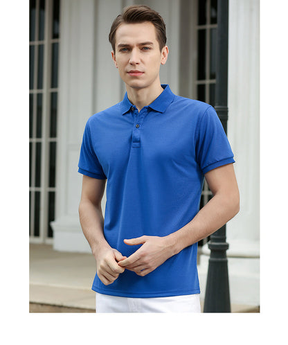 sanyamk Men 2022 Summer Brand New Business Casual Style Polo Shirts Men Short Sleeve Fashion Slim Solid Color Polo Shirt Tee Shirt Men