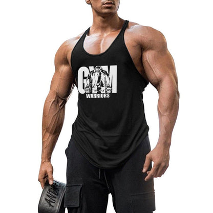 sanyamk Summer Y Back Gym Stringer Tank Top Men Cotton Clothing Bodybuilding Sleeveless Shirt Fitness Vest Muscle Singlets Workout Tank