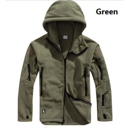 Bonsir Autumn Winter Men's Military Jacket New Fashion Hooded Outdoor Overwear Hoodie Combat Walks Shell Jackets Plus Size for Man