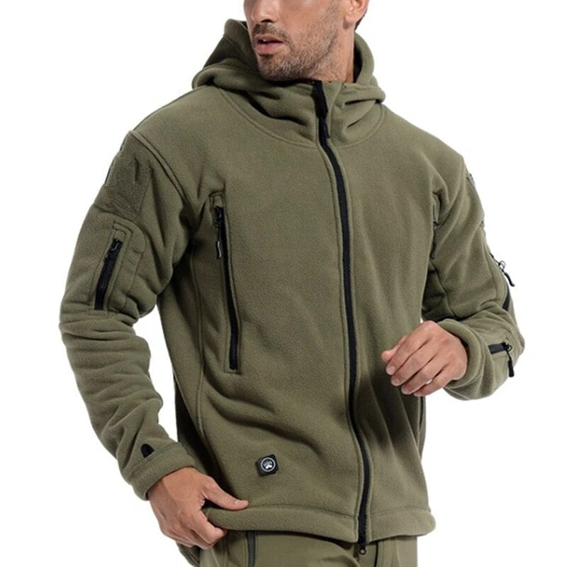 Bonsir Autumn Winter Men's Military Jacket New Fashion Hooded Outdoor Overwear Hoodie Combat Walks Shell Jackets Plus Size for Man