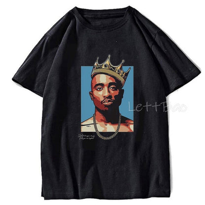 sanyamk Valentine's Day Tupac 2pac Hip Hop Funny T-shirt T Shirt Men Vintage Graphic Novelty Streetwear T Shirt Punk Custom Summer Japanese Kpop Clothes