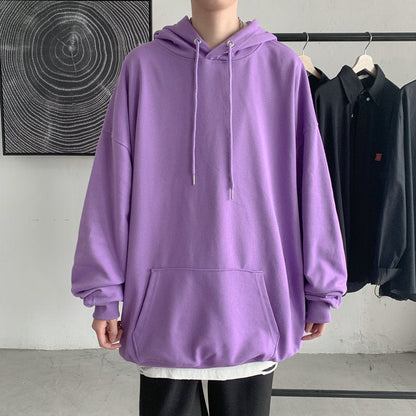 Bonsir Fashion Brand Men's Hoodies Spring Autumn Hip Hop Streetwear Men Pullover Sweatshirts Hoodies Mens Solid Color Hoodie Male