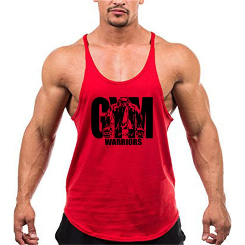 sanyamk Summer Y Back Gym Stringer Tank Top Men Cotton Clothing Bodybuilding Sleeveless Shirt Fitness Vest Muscle Singlets Workout Tank