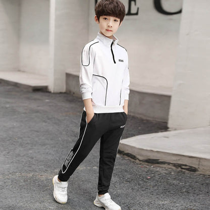 Boys Sportswear Spring Autumn Casual Toddler Teens Boys Clothes Long Sleeve Coat Pant Children Clothing Set Kids