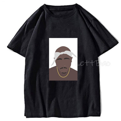 sanyamk Valentine's Day Tupac 2pac Hip Hop Funny T-shirt T Shirt Men Vintage Graphic Novelty Streetwear T Shirt Punk Custom Summer Japanese Kpop Clothes