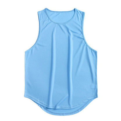 sanyamk Tank Top Men Mesh Quick Dry Bodybuilding Sleeveless Shirt Fitness Singlets Basketball Sportswear Muscle Vest Summer Clothing