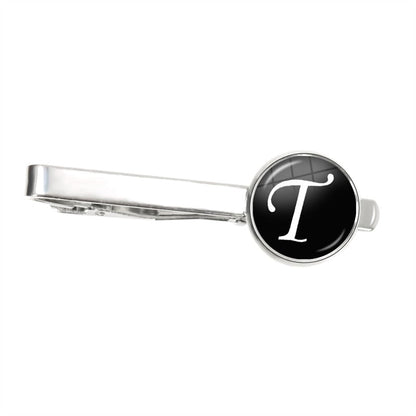 Men&#39;s Fashion 26 Alphabet Letters Tie Clips Personality Name Letters Jewelry Men Necktie Clip Pin Suit Accessories Gift