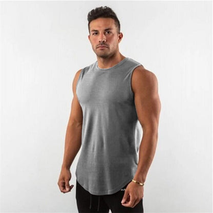 sanyamk Mens Plain Mesh Running Vest Summer Quick Dry Gym Clothing Bodybuilding Fitness Tank Top Sleeveless T Shirt Workout Singlets