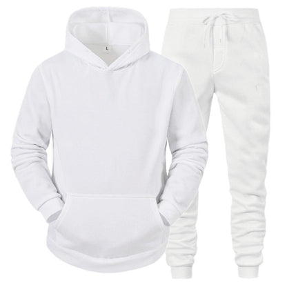 Man Hooded Sweatshirts And Man Pants Casual Men&#39;s Tracksuit Sportswear Autumn Winter Men Suit Set Oversized Men&#39;s Clothing