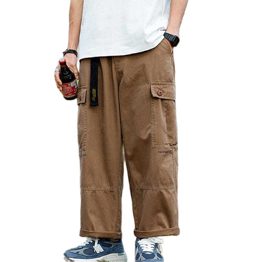 Bonsir Fashion Cargo Pants Men Women Casual Trousers Straight Loose Baggy Skateboard Pants Streetwear Clothing