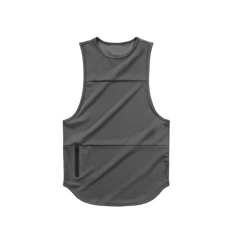 sanyamk Men Bodybuilding Tight Sports Tank Tops Summer jogger Workout Sleeveless shirt Men Gyms Vest Male Fitness Brand Running vest men