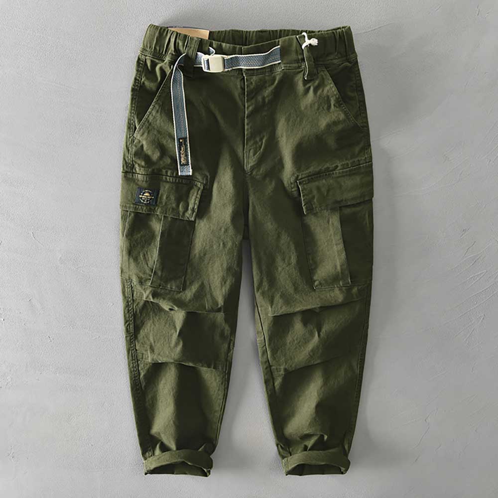 Bonsir New Fashion Cargo Pants Men Military Style Streetwear Casual Pants Hiphop Harem Trousers Loose Baggy Pants Clothing