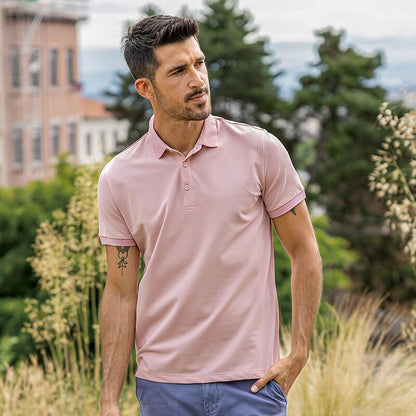 sanyamk 2022 New Fashion Clothing Solid Colour Men's polo shirt short sleeves Lapels High Quality  Slim Summer Top Plus Size 6498