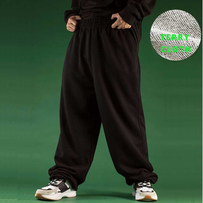 sanyamk Really Plus Size Loose Baggy Sweatpants Men Casual Hiphop Harem Trousers Streetwear Joggers Elastic Waist Track Pants