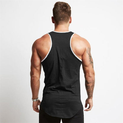 sanyamk Blank Men's gym clothing Bodybuilding tank top Man summer fashion sleeveless shirt cotton fitness sportswear slim muscle vests