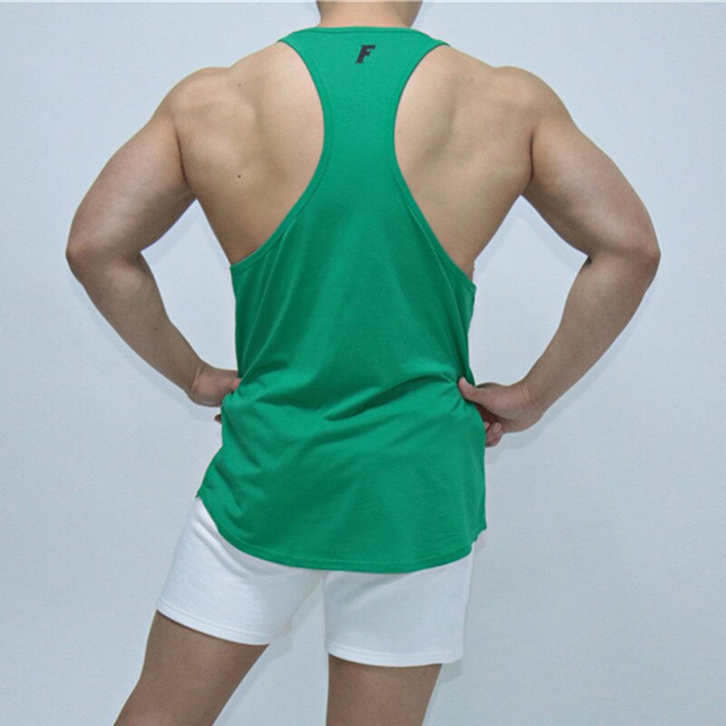 sanyamk Mens Bodybuilding Tank top Gyms Fitness sleeveless shirt 2020 New Male Running vest Cotton Sports Singlet vest men clothing