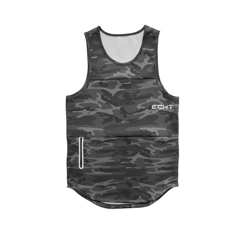 sanyamk Men Bodybuilding Tight Sports Tank Tops Summer jogger Workout Sleeveless shirt Men Gyms Vest Male Fitness Brand Running vest men