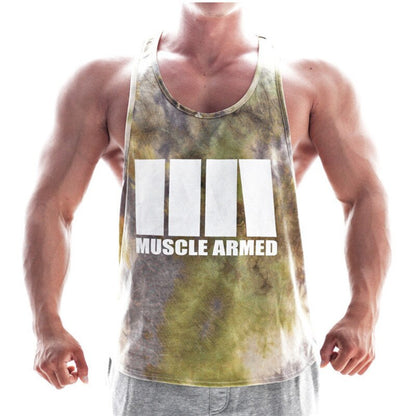 sanyamk Men Bodybuilding Tank Top Camouflage sleeveless Shirt Summer Sports vest Gyms Fitness Running undershirt Workout Sling Vest men