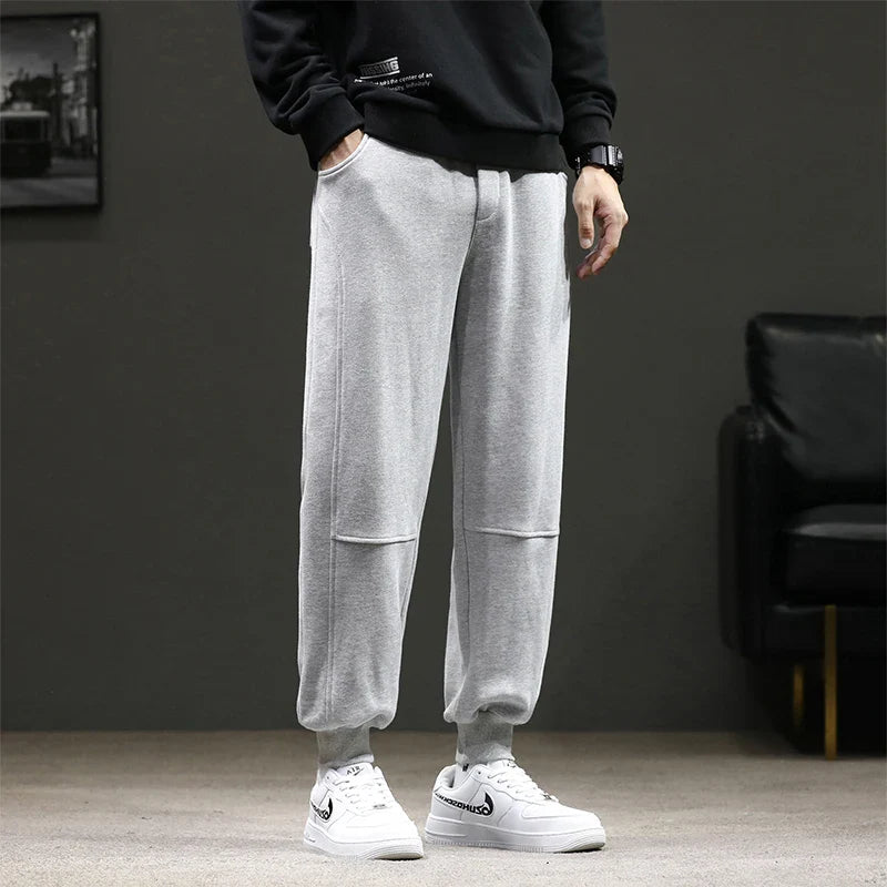 Bonsir -  spring and autumn new casual pants men's trend Korean version of the all-match tie pants student trousers