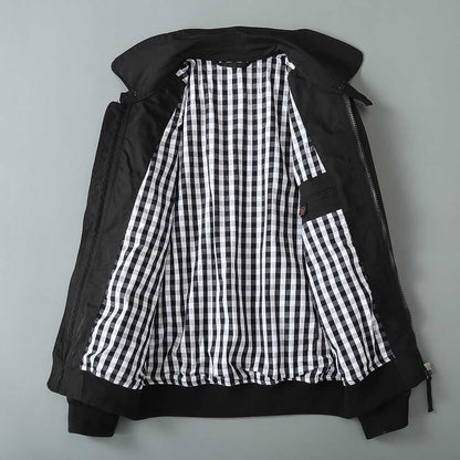 Bonsir Fashion Bomber Jacket Men Casual Light Jacket Polyester Windbreaker Spring Autumn Coat Jacket Men Clothing