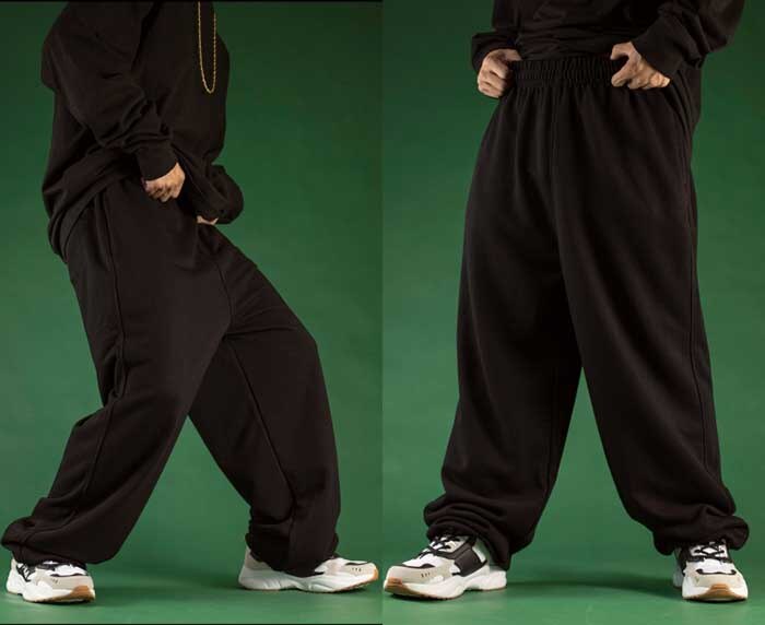 Bonsir Really Plus Size Loose Baggy Sweatpants Men Casual Hiphop Harem Trousers Streetwear Joggers Elastic Waist Track Pants