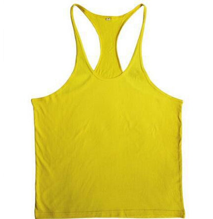 sanyamk Summer Mens Vest Sport Bodybuilding Tank Tops Gym Fitness Clothing Male Solid Pure Cotton Breathable Quick Dry Undershirt M-XXL