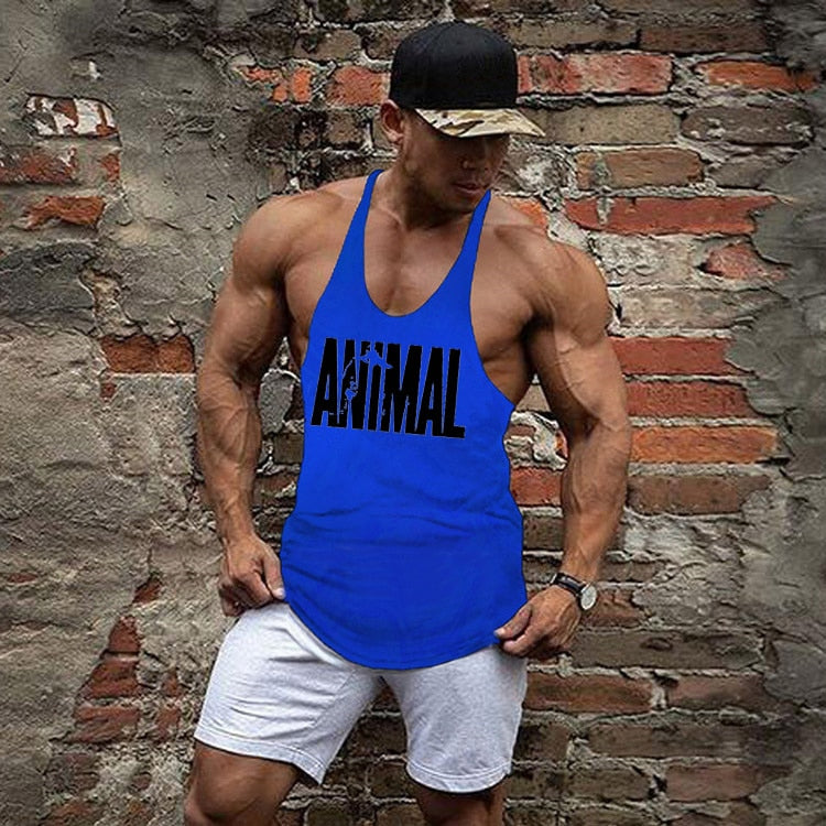 sanyamk Newest clothes Fit gym Stringer Tank Top Men Regata Fitness mens sporting Vest Singlet Bodybuilding Shirt Clothes Men