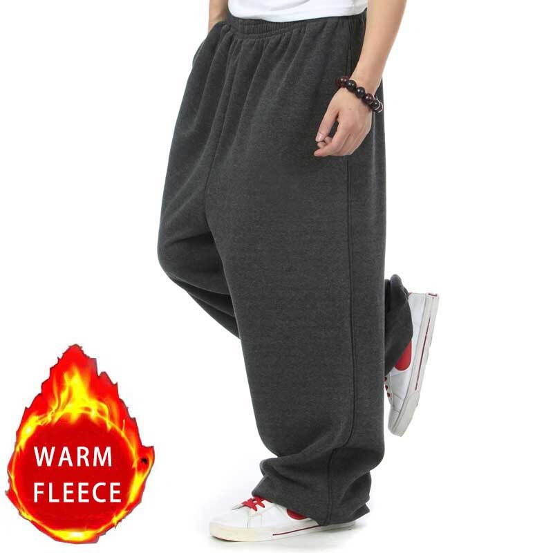 Bonsir Dance Hip Hop Sweatpants Harem Mens Joggers Pants Cotton Loose Baggy Sweat Pants Streetwear Trousers Wide Leg Men Clothes