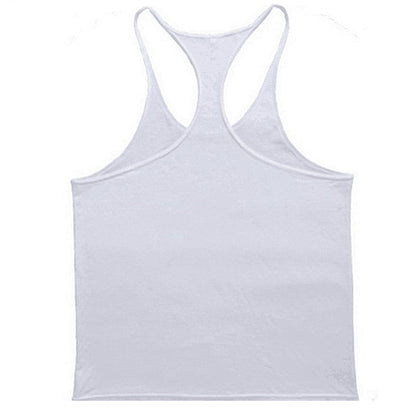 sanyamk Summer Mens Vest Sport Bodybuilding Tank Tops Gym Fitness Clothing Male Solid Pure Cotton Breathable Quick Dry Undershirt M-XXL