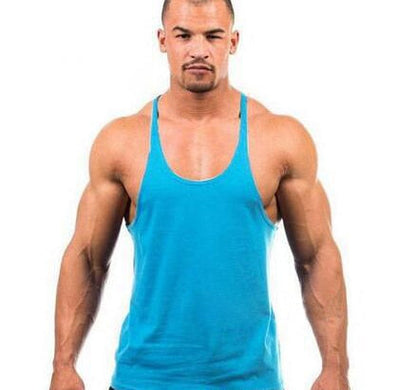 sanyamk Summer Mens Vest Sport Bodybuilding Tank Tops Gym Fitness Clothing Male Solid Pure Cotton Breathable Quick Dry Undershirt M-XXL