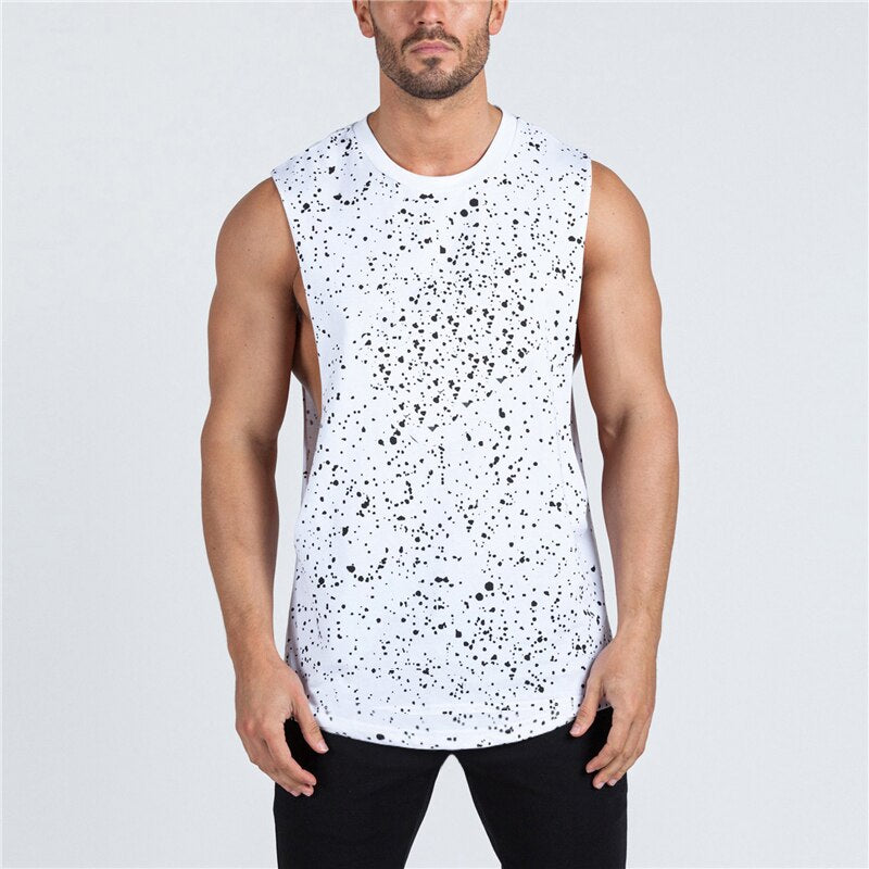 sanyamk Mens Running Vest Gym Sleeveless T Shirt Summer 2022 Mens Sports Tank Top Bodybuilding Fitness Workout Training Singlet