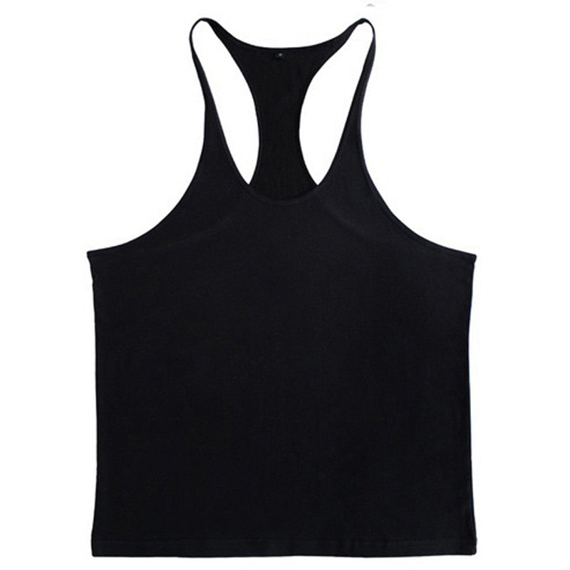 sanyamk Summer Mens Vest Sport Bodybuilding Tank Tops Gym Fitness Clothing Male Solid Pure Cotton Breathable Quick Dry Undershirt M-XXL