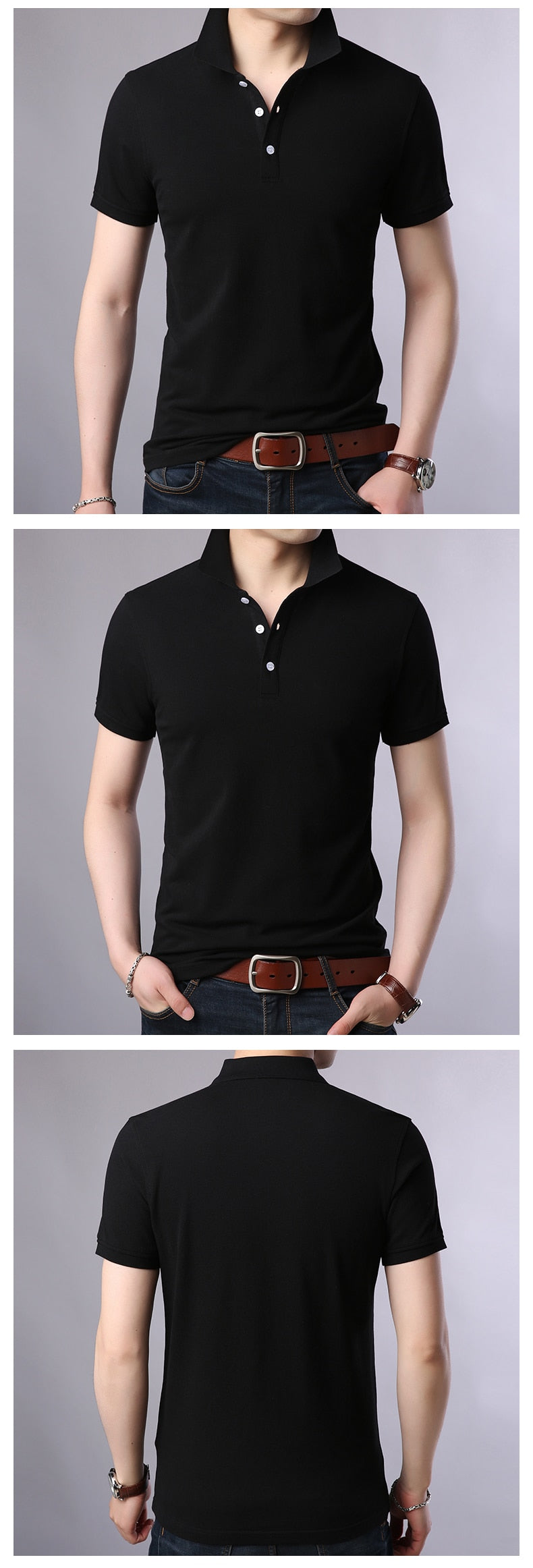 sanyamk 2022 New Fashion Brands Polo Shirt Men's 100% Cotton Summer Slim Fit Short Sleeve Solid Color Boys Polos Casual Mens Clothing