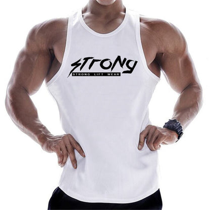 sanyamk 2022 summer Gyms Workout Sleeveless Shirt sports Tank Top Men Bodybuilding Fitness Clothing cotton T-shirt Men Running Vest