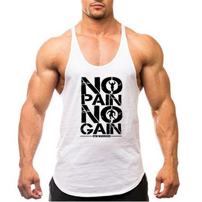 sanyamk New Arrivals Bodybuilding stringer tank top man Cotton Gym sleeveless shirt men Fitness Vest Singlet sportswear workout tanktop